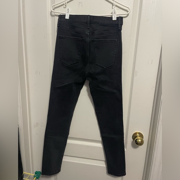 Black Ultra High-Rise Skinny Jeans - Picture 2 of 8